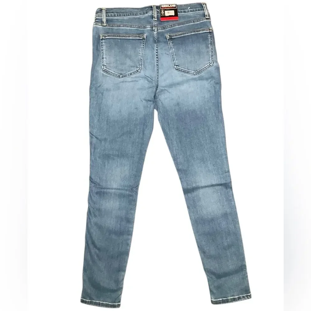 Kirkland Women's Jeans Light Blue High Rise Stretch Size 8 NWT - Picture 4 of 9